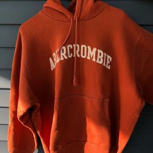 Women’s Abercrombie Orange Sweatshirt